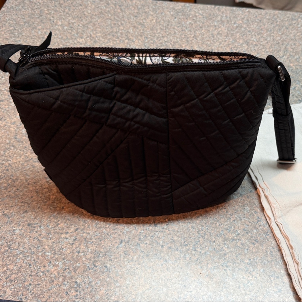 Vera Bradley Black Quilted Crossbody Bag